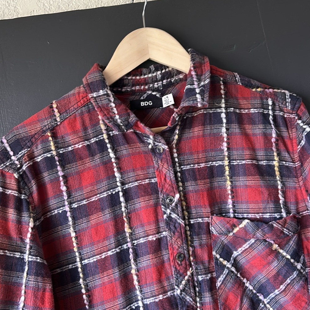 BDG Plaid Shirt Size Large